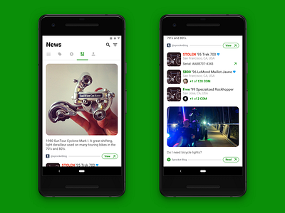 Sprocket Android News Feed w Social Proof