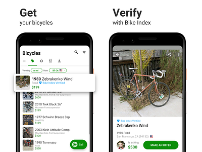 Sprocket Android ASO Screenshots 2020 android app aso bicycle bike data experimentation experiments mobile pixel play store screenshot screenshots sprocket