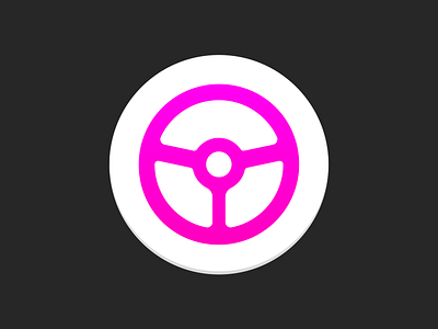 Lyft Android App Icon 2020 android car driver driver app gradient lyft pink play store rideshare steer steering steering wheel wheel