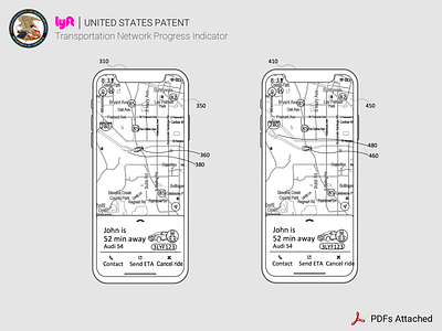 Lyft Patent: Transit Network Progress Indicators