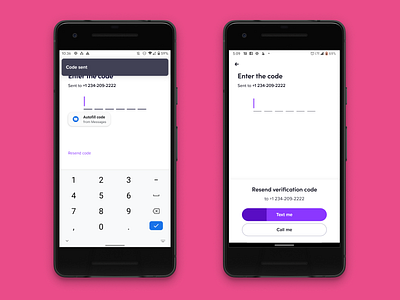 Lyft Automated Android SMS Recovery android authentication automate automatic automation code enter fast lyft material mobile optimization sms ux