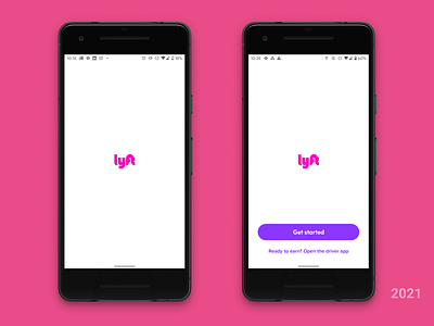 Lyft Android First Impression Redesign