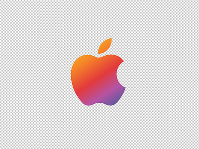 Apple iOS 14 Gradient Logo .SVG ,PNG Symbol Template