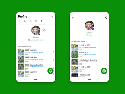 Sprocket Android Viewable/Shareable Profiles