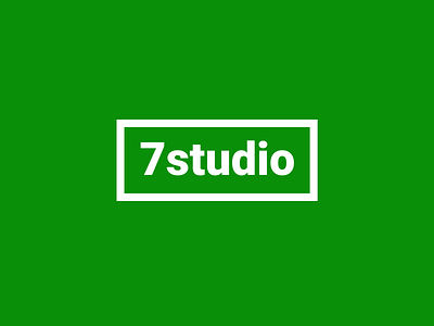 7studio Branding 7 7studio agency android box clean design design studio designer easy flat green ios simple space studio ui ux web white space