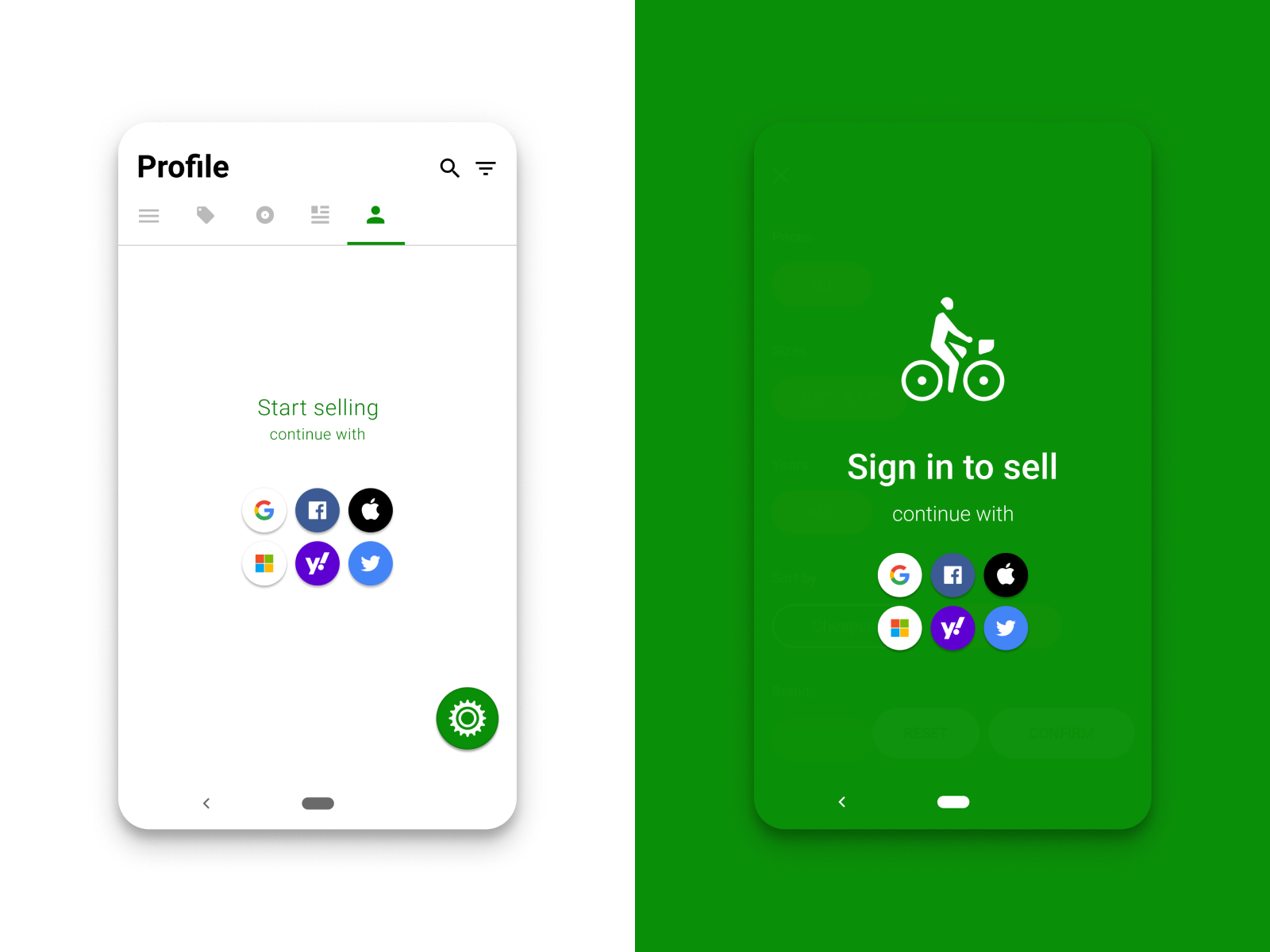 Sprocket Android Metrics Rearranged Sign In by 7 for Retrographic on