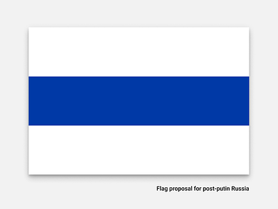 Russian flag proposal ( post-putin tentativ adopted )