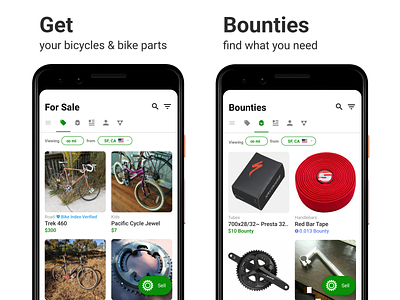 Sprocket Android ASO Big Image Screenshot Experiment android app bicycle big bike bounties browse data experiment for sale image part photo picture sale screenshot sprocket test ui ux