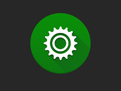 Sprocket Android Icon android app app icon bicycle bicycle app cog freewheel gear icon logotype sprocket