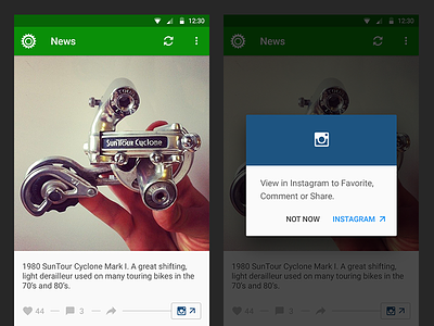 Sprocket Android 1.2 Instagram android api bicycle app feed instagram rss social sprocket sprocket blog workaround
