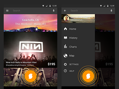 SoundHound Android Redesign 2013