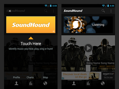 SoundHound Android App Tutorial Optimization android easy find id identify music optimize overlay search simple soundhound tutorial