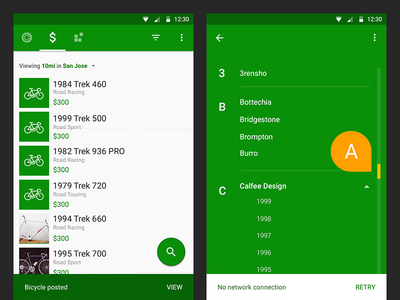 Sprocket Android 1.4.05 Snackbars