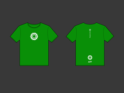Sprocket App 2018 Tee app bicycle bike cycle design graphic green instagram shirt simple sprocket tshirt