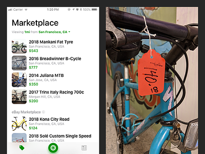 Sprocket iOS 1.2 Marketplace Icon app bicycle bike buy design green ios iphone mobile screenshot sell
