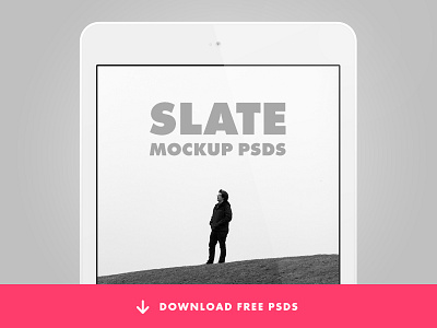 Free Download: Slate Collection of Stylized Apple Product PSDs.