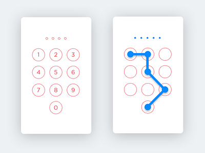 Passcodes alex sheyn flat ios passcode swipe ui ux