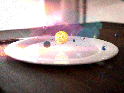 Solar System on a Plate