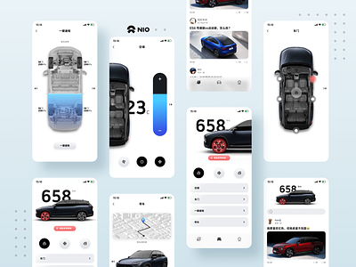 NIO(app concept) art automotive car concept concept design design design app driving hmi new energy vehicle nio ui ux vehicle system