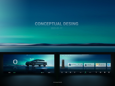 HMI conceptual design(BYD) 3d animation art branding byd car car battery charging control control of the screen design driving graphic design hmi illustration instrument motion graphics the aurora ui ux