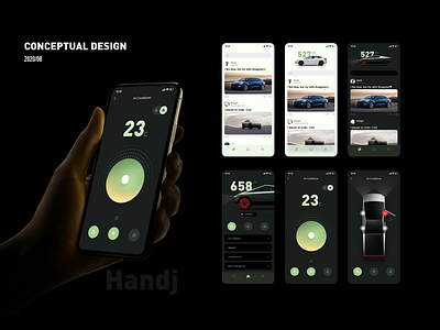 tesla app（cybertruck） app car cybertruck design driving hmi intelligent control new energy vehicle practice design smart car tesla the conceptual design ui ux