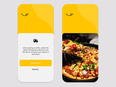 Lick's New York Pizza - Delivery App app delivery app food app mobile ui ui uxui