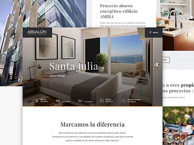 Absalon - Real estate website responsive ui ux