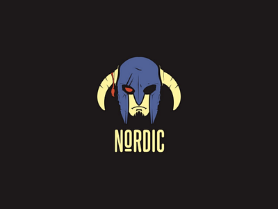 Viking nordic black design designs graphic great illustration illustrations logo modern nordic simple vector viking