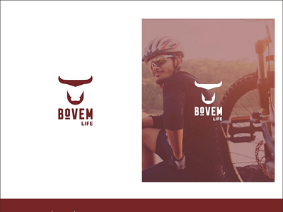 Bovem life concept bull company competition cow design illustration logo logos modern simple