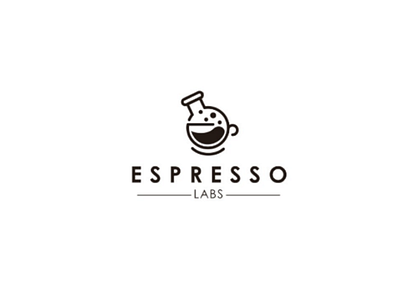 Labspresso clean design graphic icon illustration indonesia logo logos laboratorium simple vector
