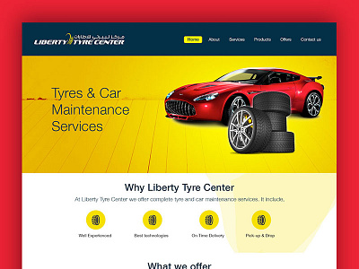 Web UI - Car services ui design uidesign web design website design