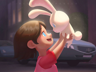 The Secret Life of Pets / snowball illustration rabbit snowball