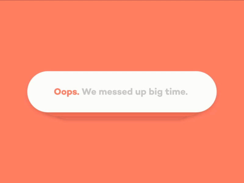 Daily UI #011 Flash Message