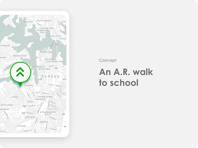 Concept: An A.R. walk to school