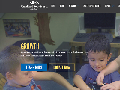 Cardinal Services Site Design donate indiana kids non profit services