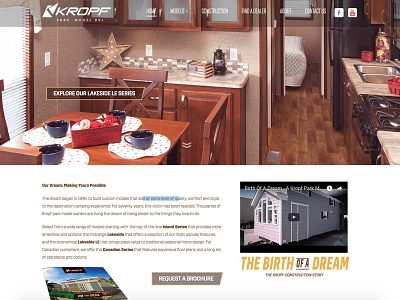 Kropf Industries Redesign dream explore models retirement series small home