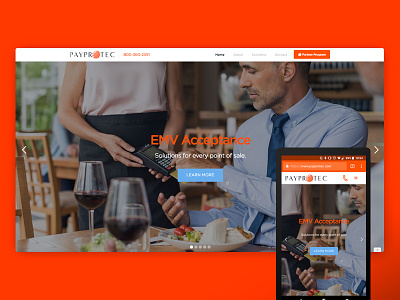 New PayProTec.com launch new payprotec responsive site slider web webflow website