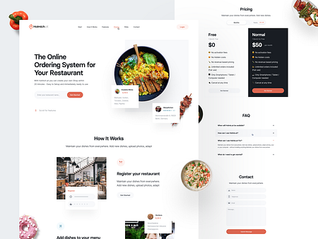 Landing Page: Holmich.at by Oğuz Yağız Kara on Dribbble