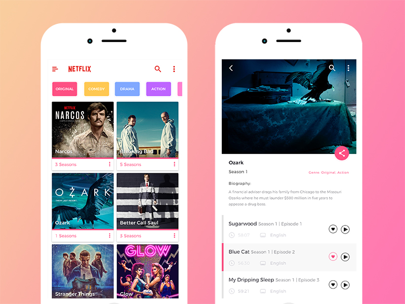 Netflix UI/UX App Redesign