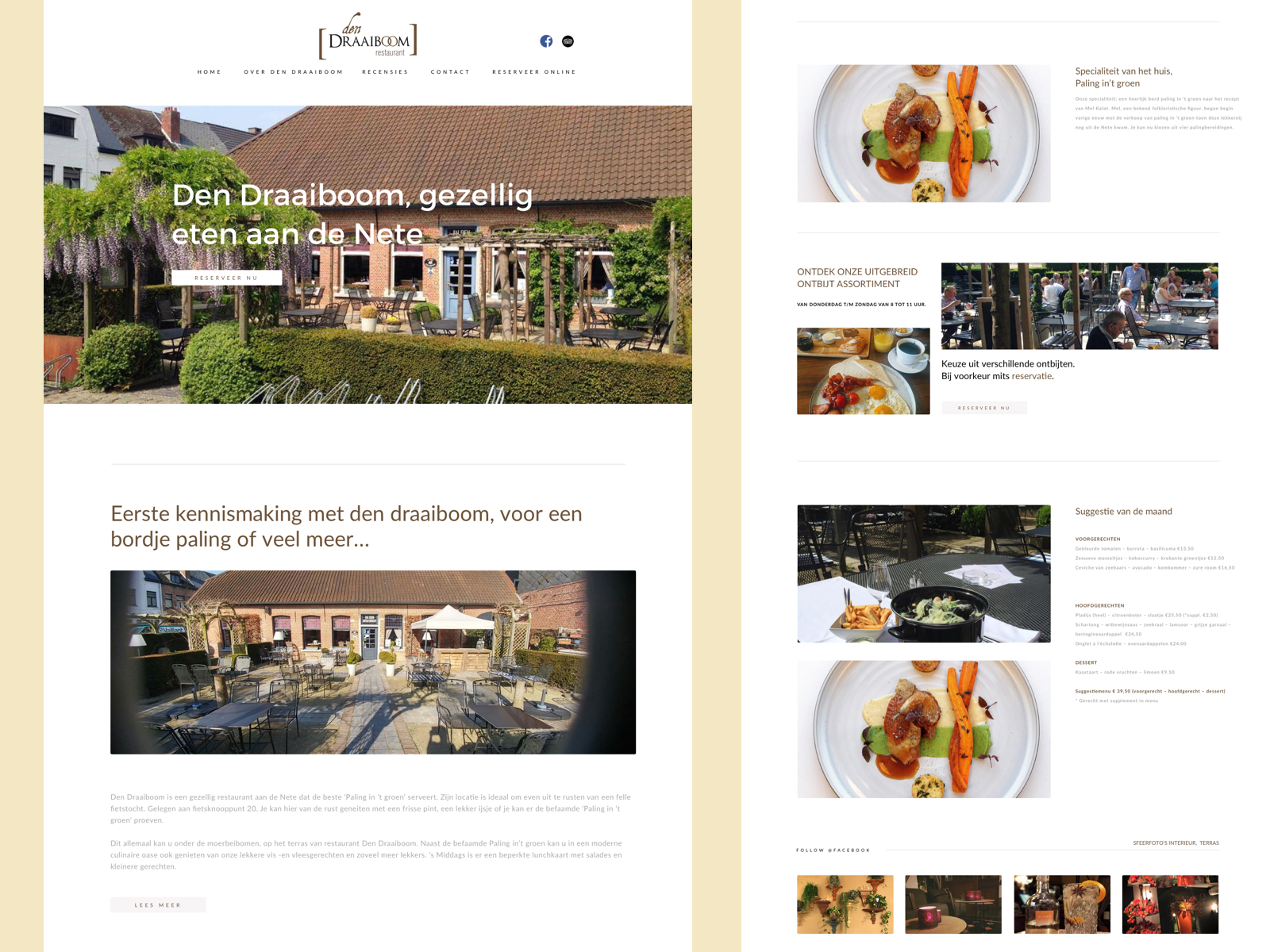 Restaurant B&B Redesign By Thomas Debelder On Dribbble