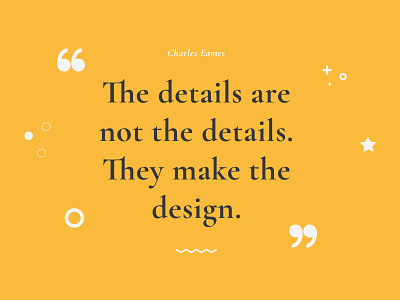 Details Quote branding clean design flat icon illustration illustrations interface lettering logo minimal mobile quote statement typography ui ux vector web design yellow
