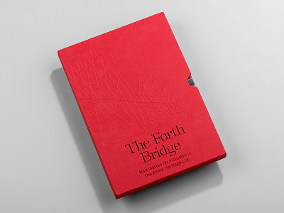 The Forth Rail Bridge emobss fedrigoni foil forth rail bridge gfsmith heritage layout scotland typography