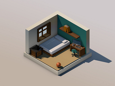 Room scene 3d c4d cinema4d couch grain home living room model render texture