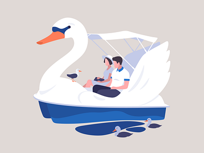 Swan boat