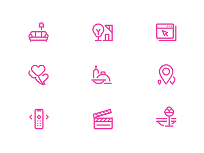 Set of icons for Telekarta