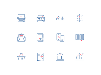 Set of big icons for VTB24