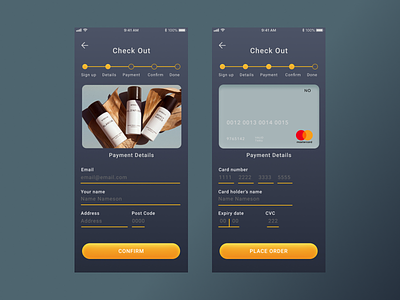 Daily UI - 002 - Credit Card Checkout