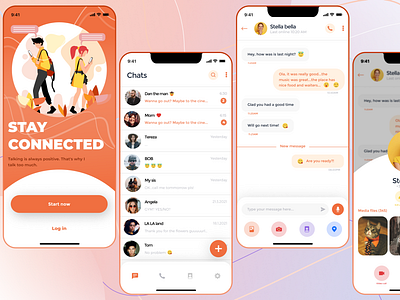 EPTI Design Challenge - Round 2 Messaging app- Stay connected ui ux