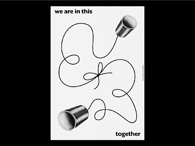 We are in this together covid 19 covid19 editorial editorial design exibition graphic graphic design graphicdesign graphics italian postcard poster poster art poster design posters