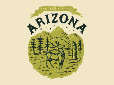 Arizona shirt design arizona hand drawn illustration sketch state type typography